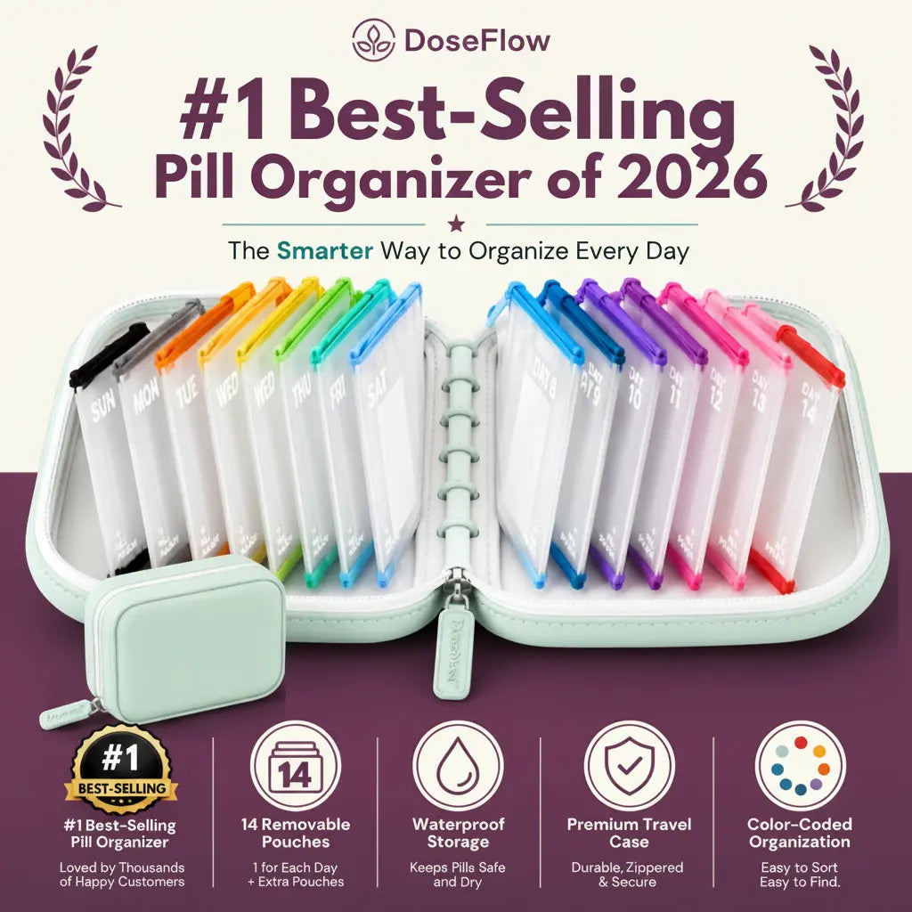 Waterproof Weekly Pill Organizer