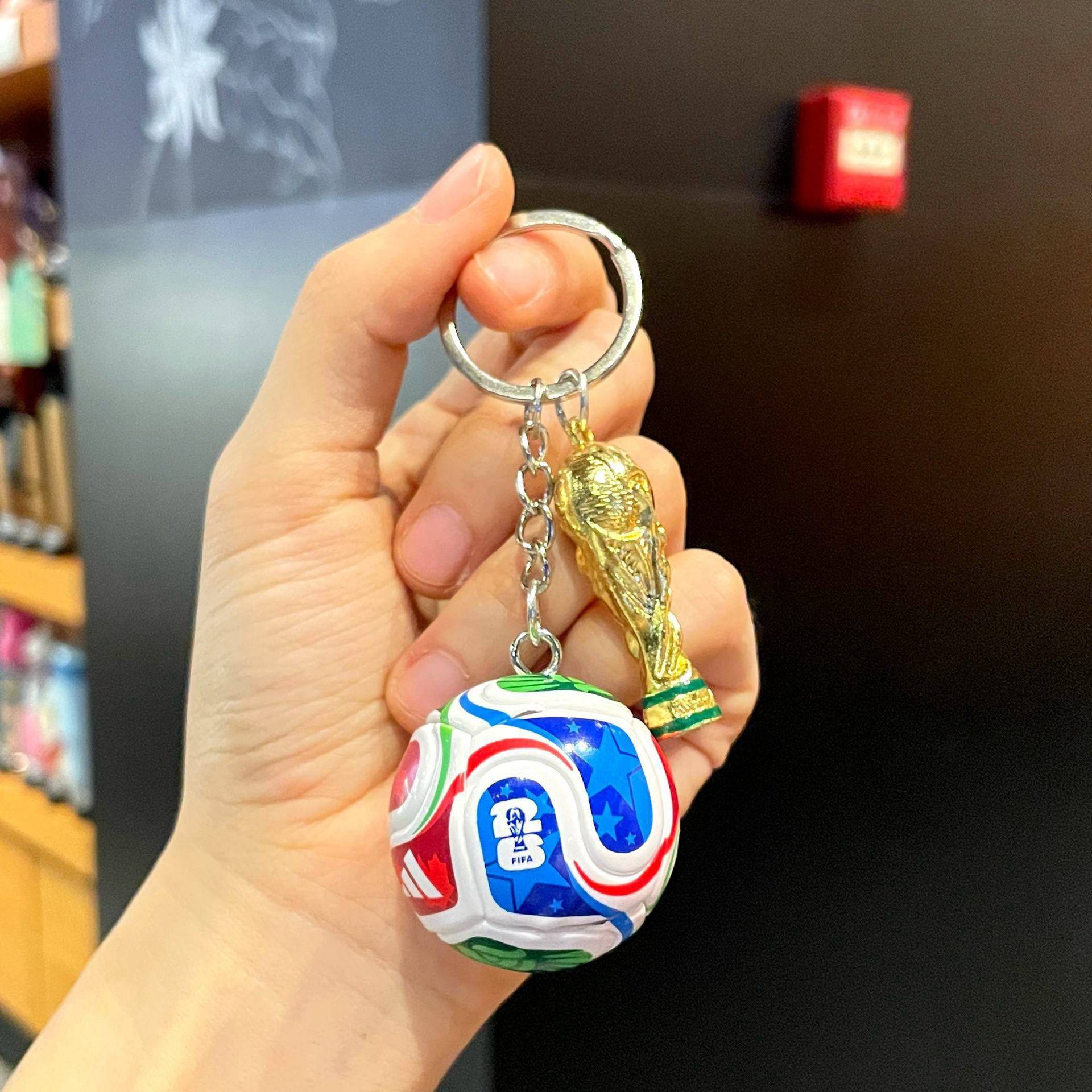 ⚽🏆 2026 Football Trophy & Ball Keychain