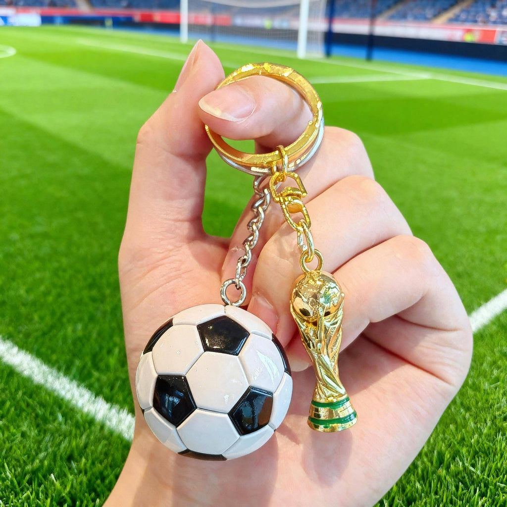 ⚽🏆 2026 Football Trophy & Ball Keychain