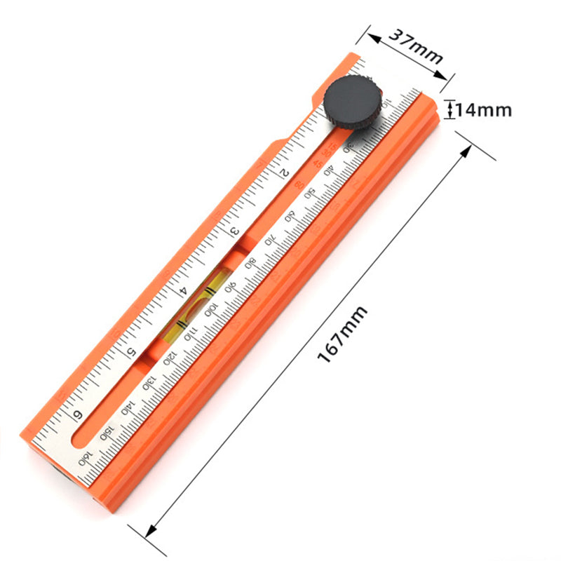 📏3-in-1 Measuring, Marking & Level Tool