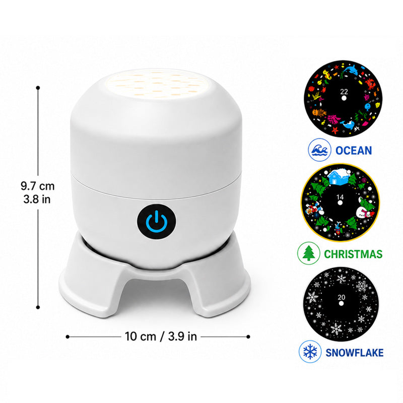 🌊  Dynamic Rotating LED Projector Light