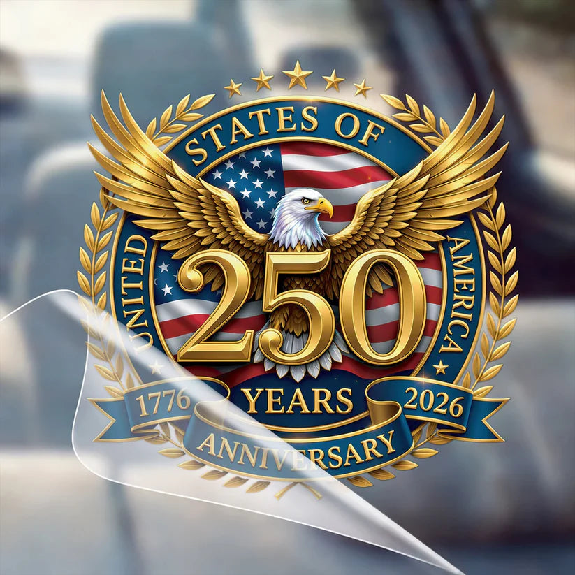 🔥 LIMITED TIME OFFER – 250th Anniversary Decal Eagle Patriotic