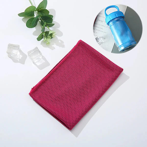 🔥Cooling Towel for Sports, Gym & Fitness – Quick-Dry Microfiber Sweat Towel