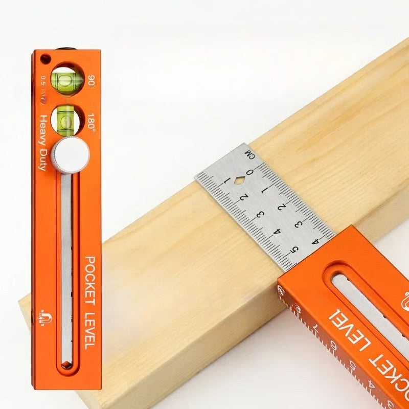 📏3-in-1 Measuring, Marking & Level Tool