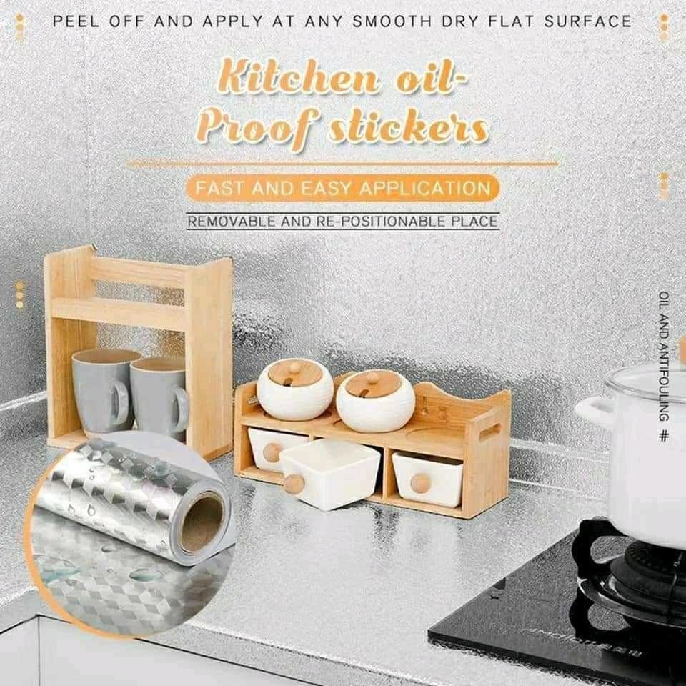 📢50% OFF !! ⏰Kitchen Peel and Stick Wallpaper Backsplash Waterproof Kitchen Stickers