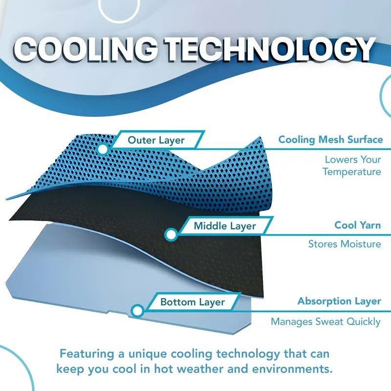 🔥Cooling Towel for Sports, Gym & Fitness – Quick-Dry Microfiber Sweat Towel