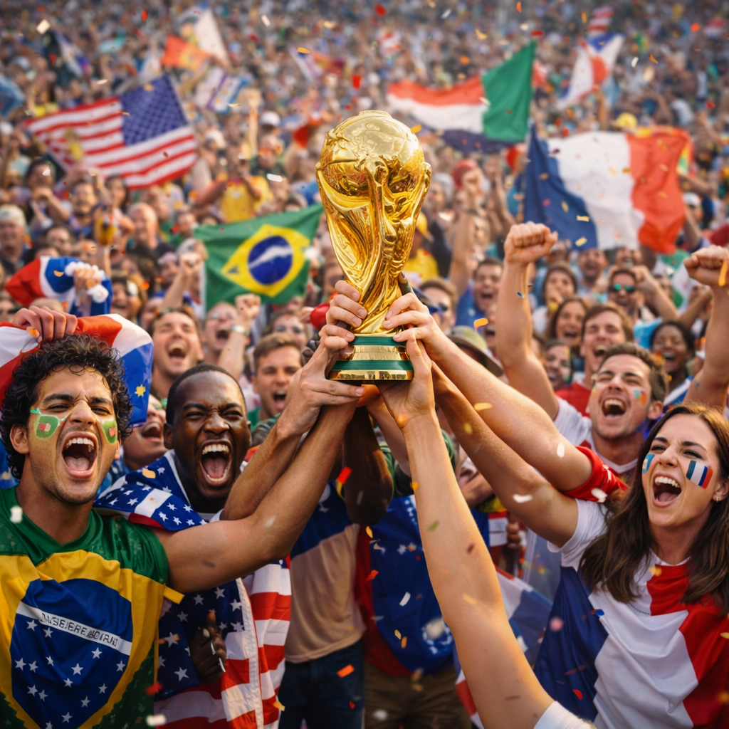 ⚽🏆 2026 Football Trophy & Ball Keychain