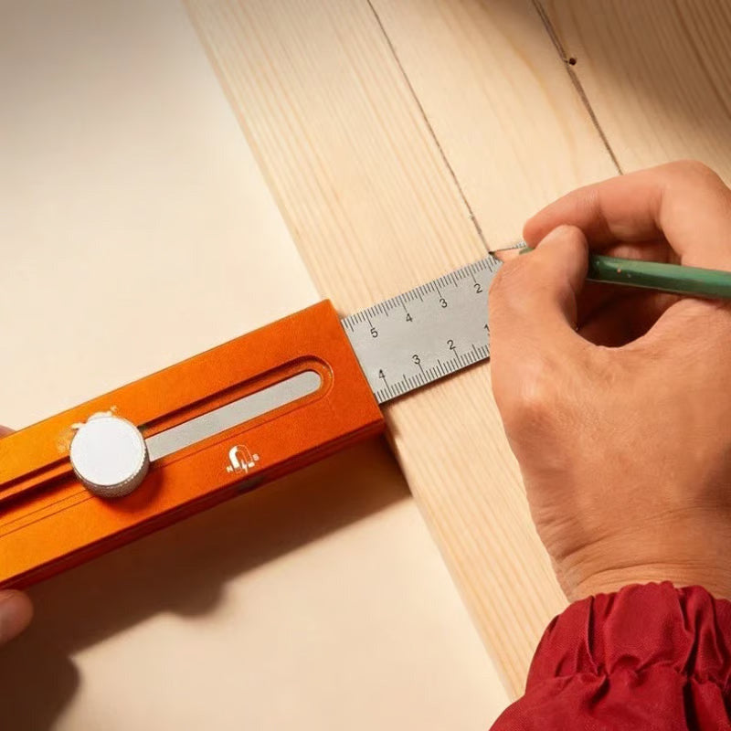 📏3-in-1 Measuring, Marking & Level Tool