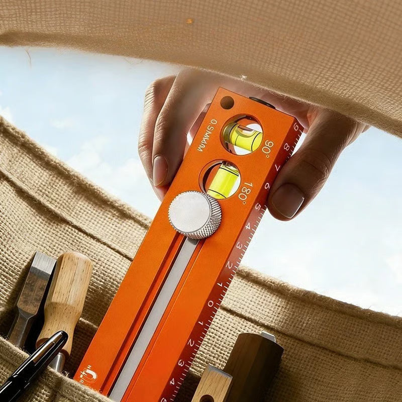 📏3-in-1 Measuring, Marking & Level Tool