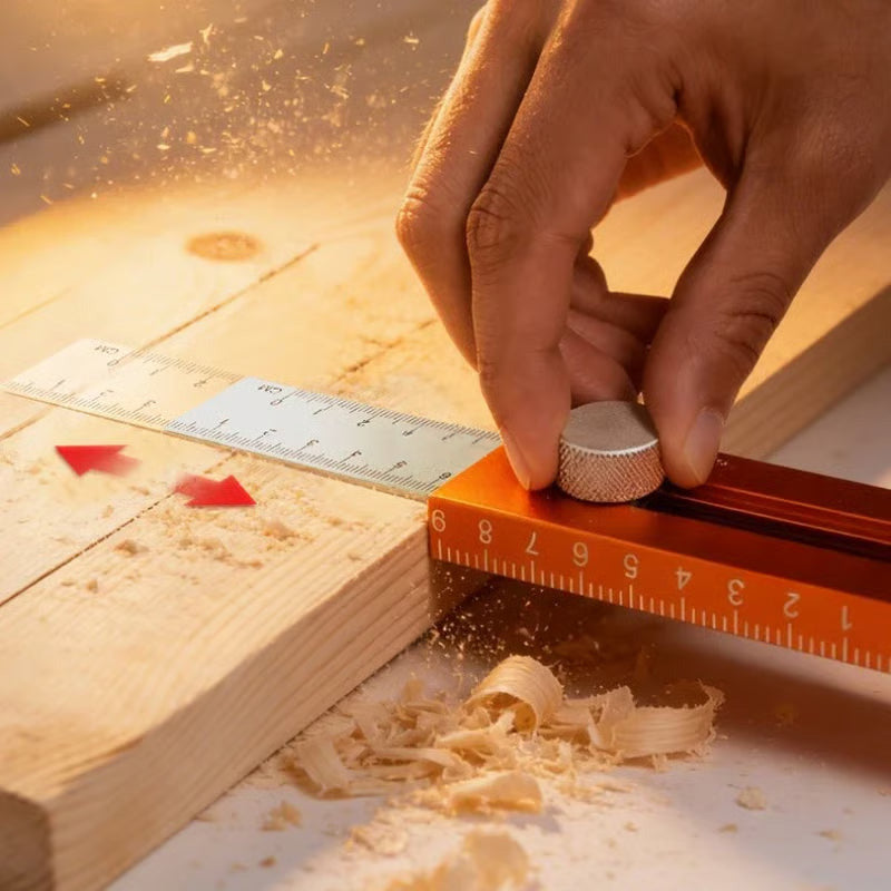📏3-in-1 Measuring, Marking & Level Tool