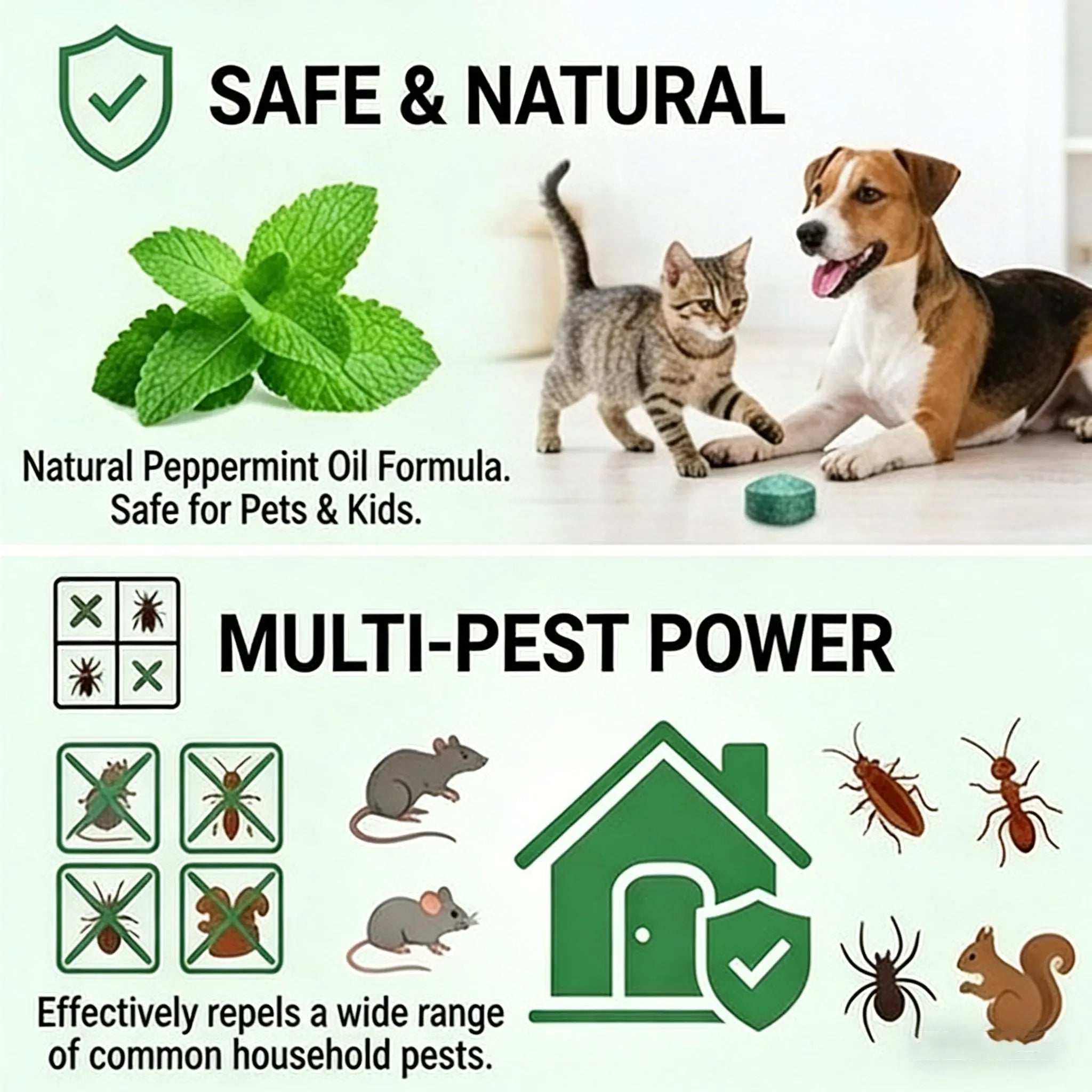 🥳2026 HOT SALE🥳💞50K+ SOLD!🏠🛡️All‑Pest Repellent – Safe for pets & wildlife. No poisons, just effective. Use indoors & out. 🐾✅