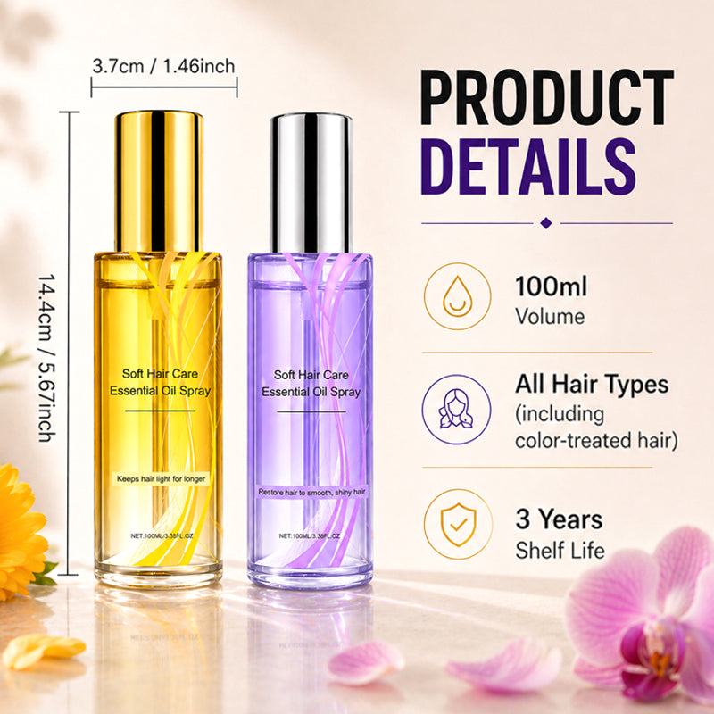 Lightweight Hair Oil Spray – Smooth, Shiny Hair Without Greasy Buildup