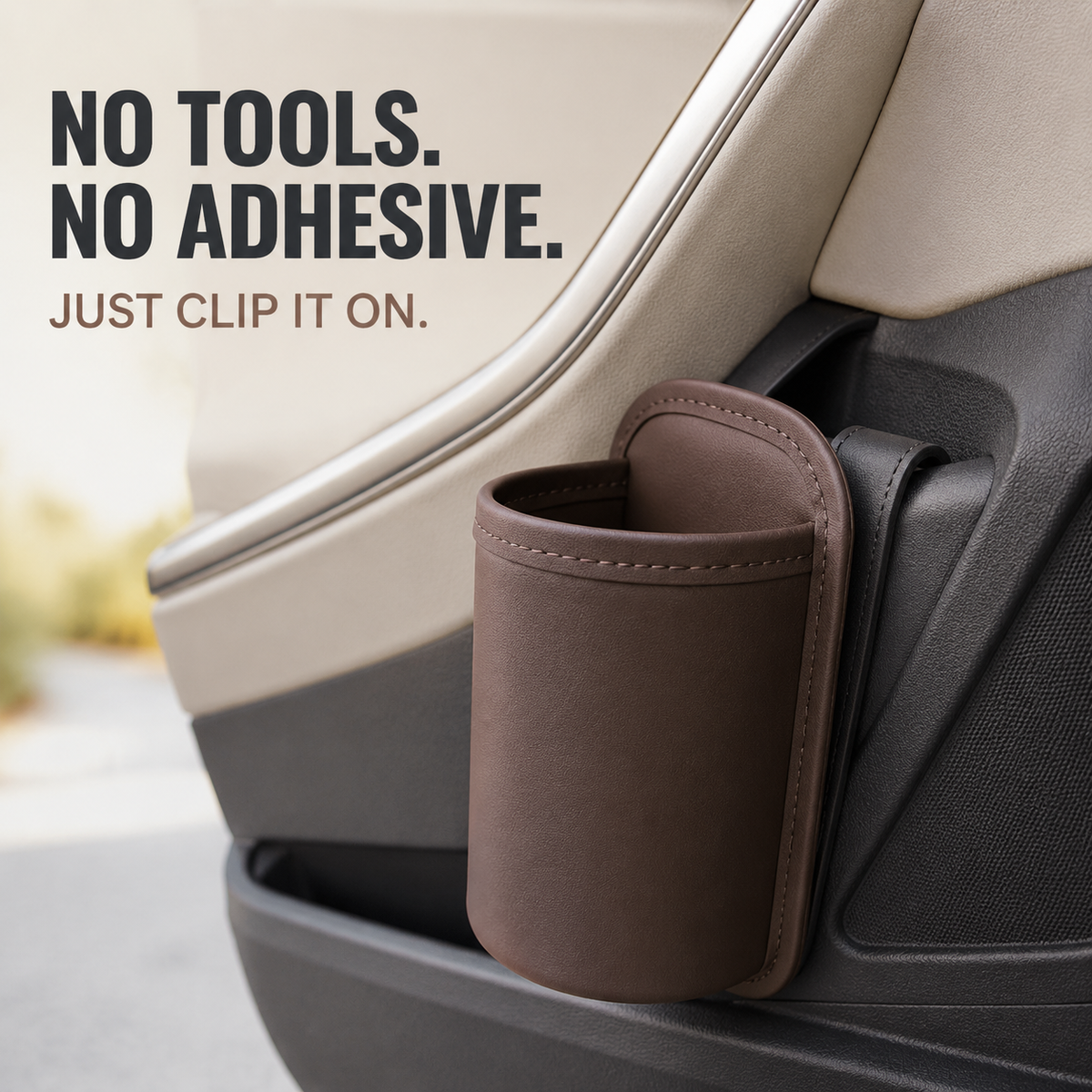 🥳2026 HOT SALE🥳💞50K+ SOLD! 🥗🎁🚗 Clip-On Car Cup Holder & Organizer – Add Extra Drink Storage Without Console Clutter