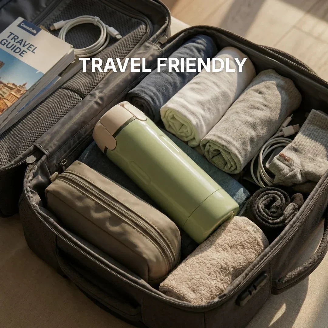 Travel Dispenser - Carry 4 Essentials in 1 Bottle