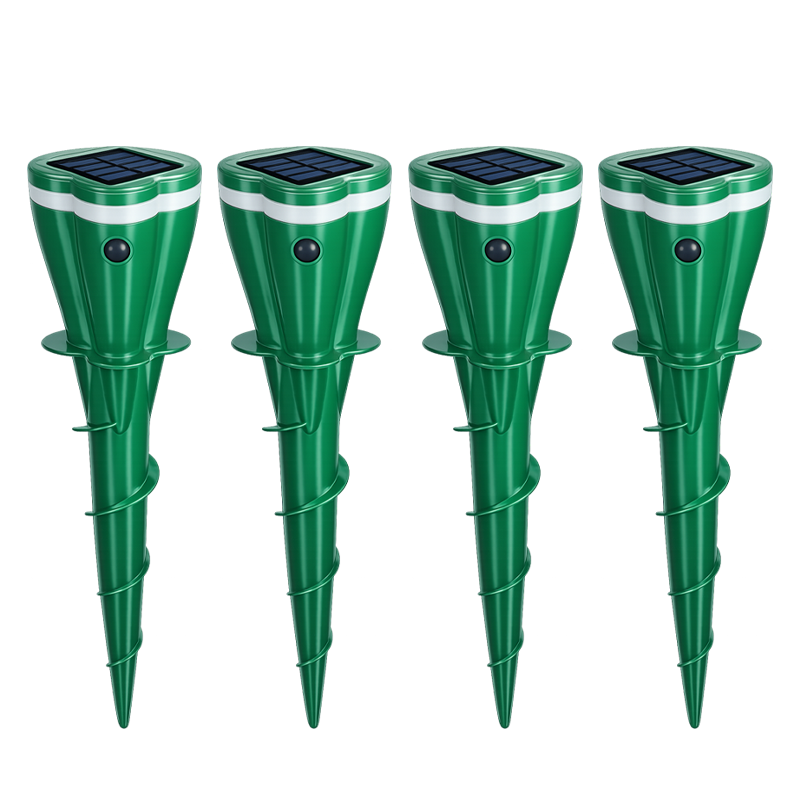🔥Hot Sale 50% OFF☘️ Solar Powered Waterproof Screw Mole Repellent