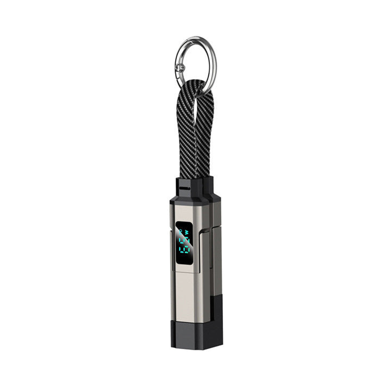 🔥HOT SALE 50% OFF🔥4-in-1 Digital Display Keychain Charging Cable