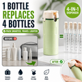Travel Dispenser - Carry 4 Essentials in 1 Bottle