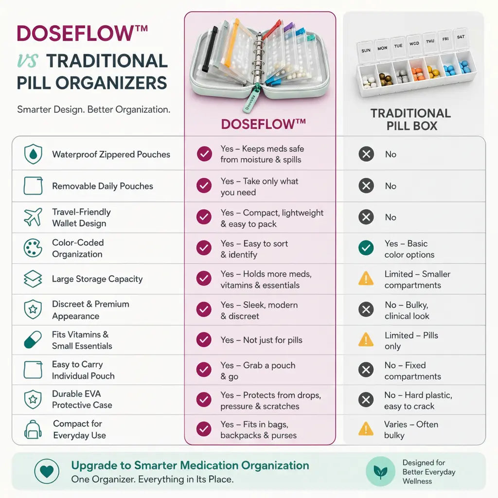 Waterproof Weekly Pill Organizer