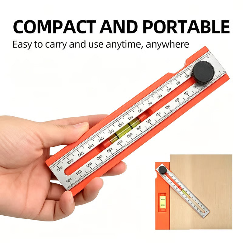 📏3-in-1 Measuring, Marking & Level Tool