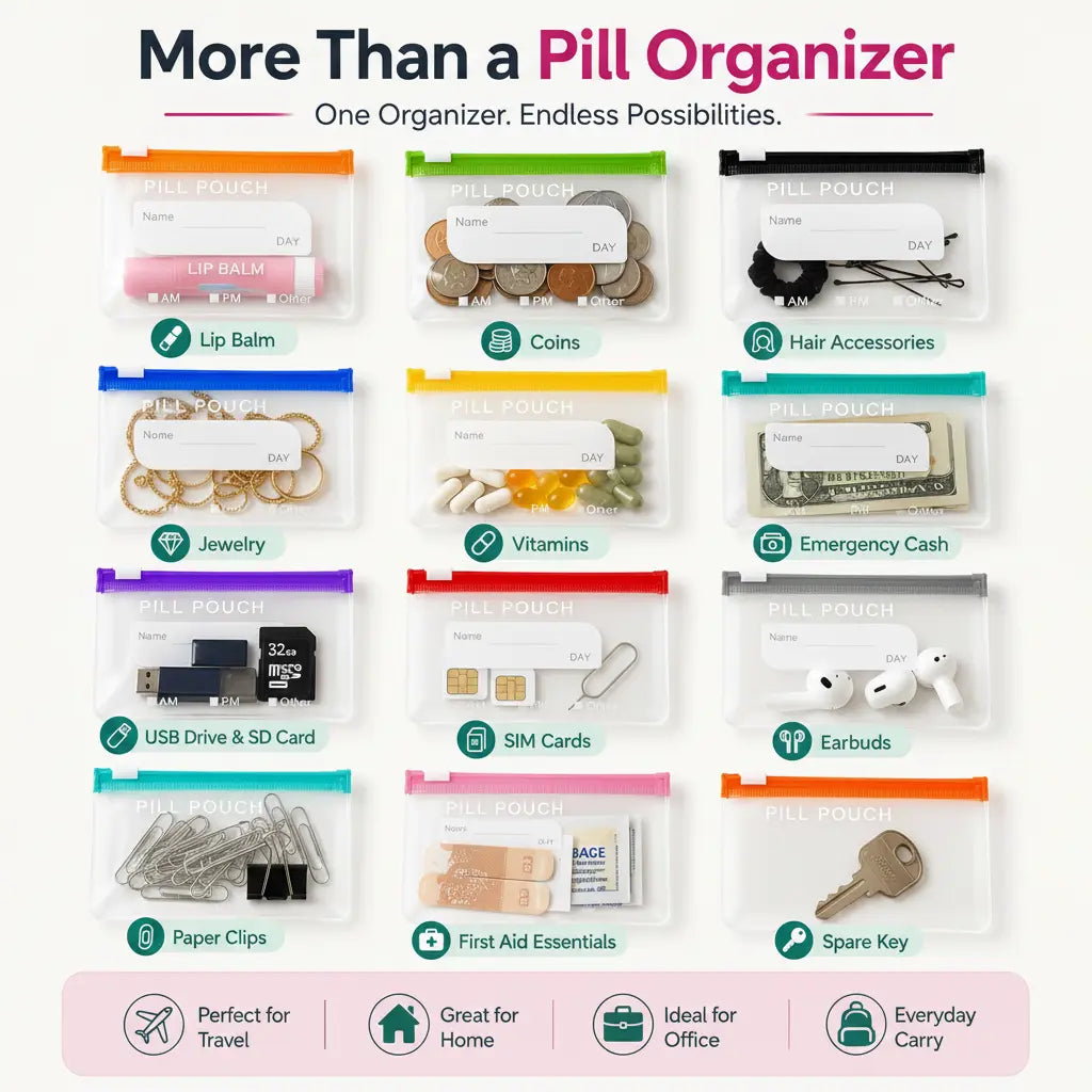 Waterproof Weekly Pill Organizer