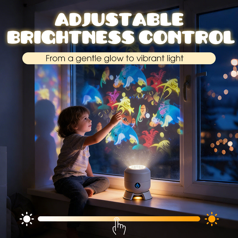 🌊  Dynamic Rotating LED Projector Light