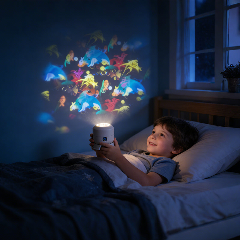🌊  Dynamic Rotating LED Projector Light